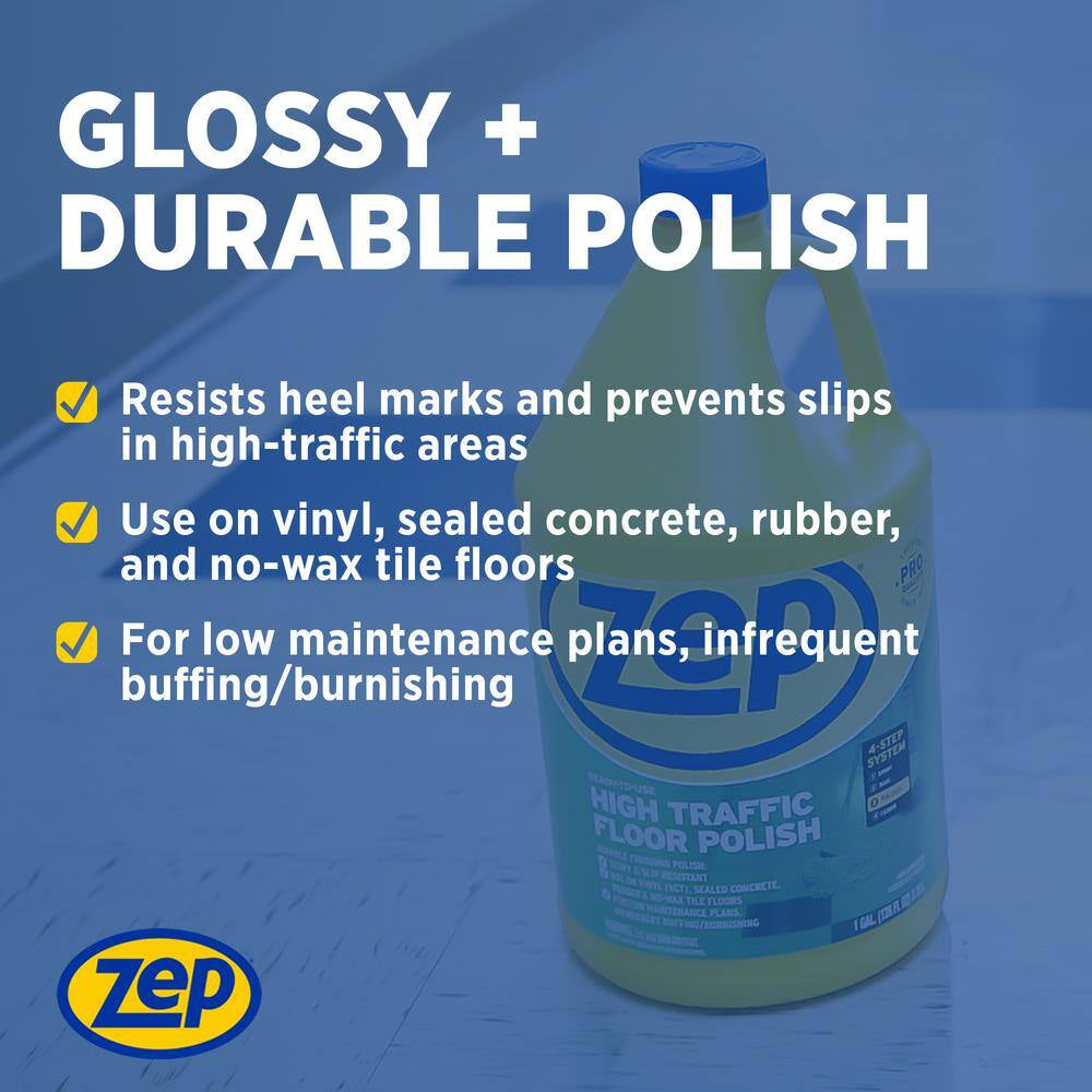 ZEP 1 Gal. High-Traffic Floor Polish (4-Pack)