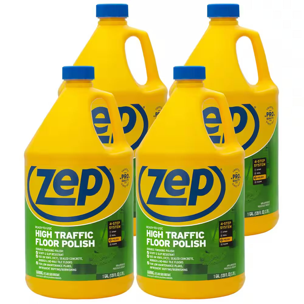 ZEP 1 Gal. High-Traffic Floor Polish (4-Pack)